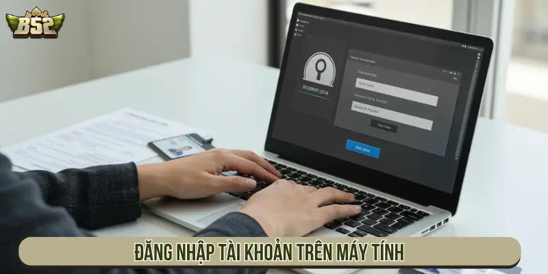 Đăng nhập tài khoản trên máy tính